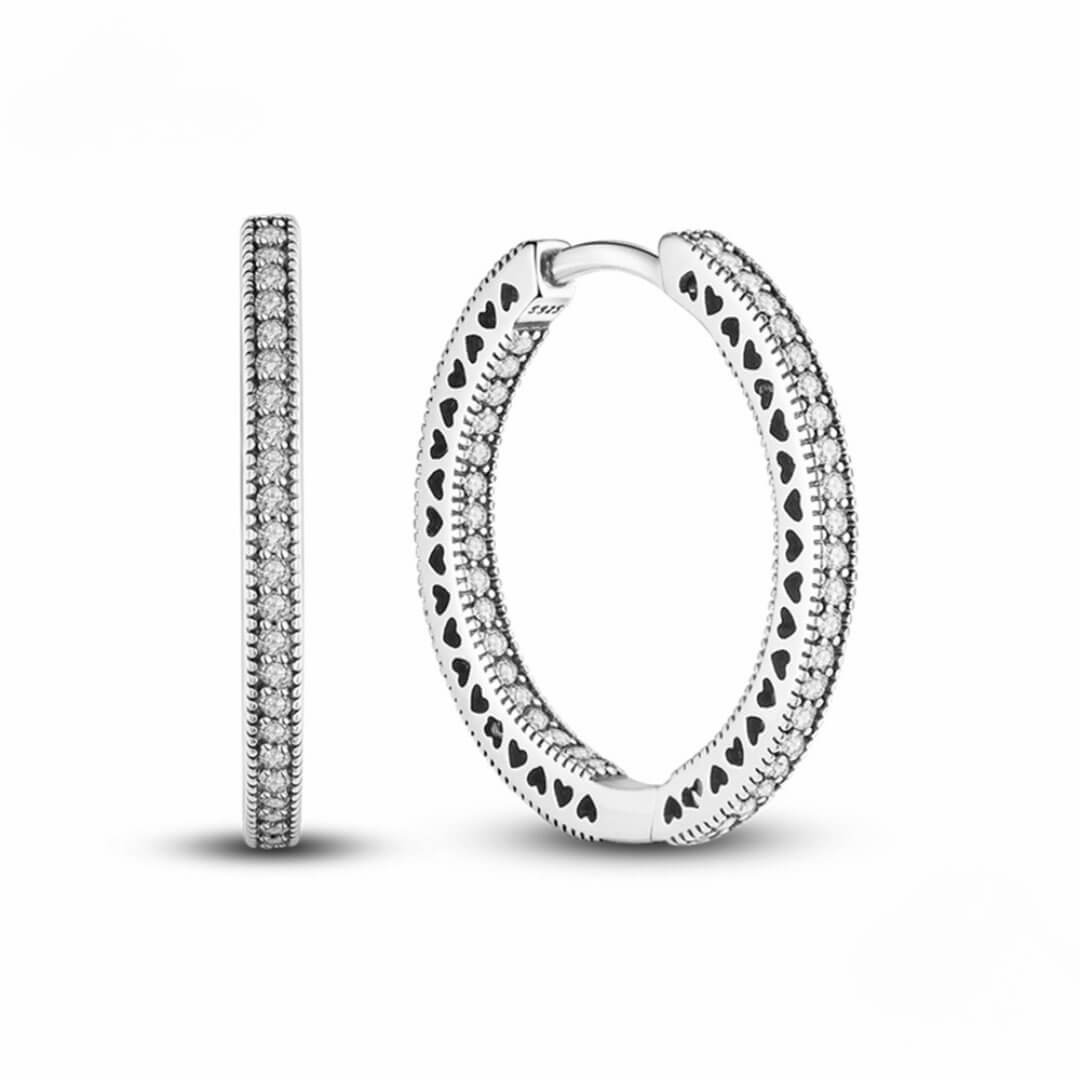Brinco de Argola Lumière Coração